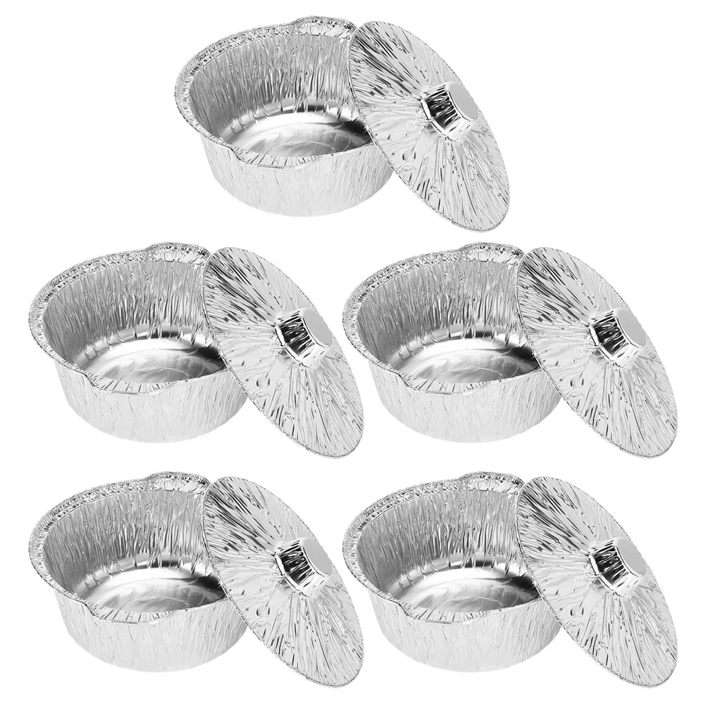 

5 Pcs Hidrolavadoras Electricas Food Foil Pot Baking Safe Aluminium Containers Aluminum Bread