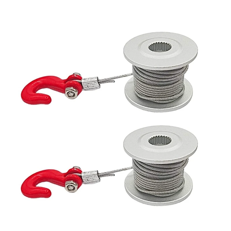 

Серводвигатель рулевого механизма 25T, 2 шт., барабан колеса для 1/10 RC Crawler Car Traxxas Trx4 Axial SCX10 90046 MST, обновленный аксессуар