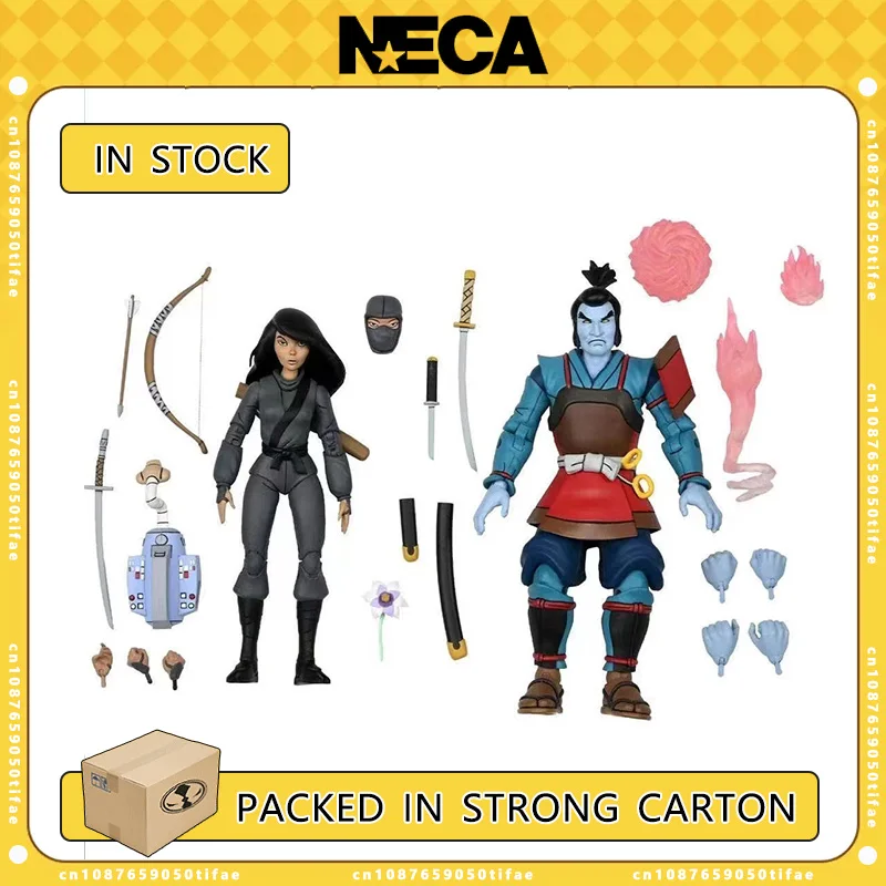 NECA Toys Teenage Mutant Ninja Turiles Ch Islachi And Lotus 7 &quotфигурка оригинальная аниме-кукла модель