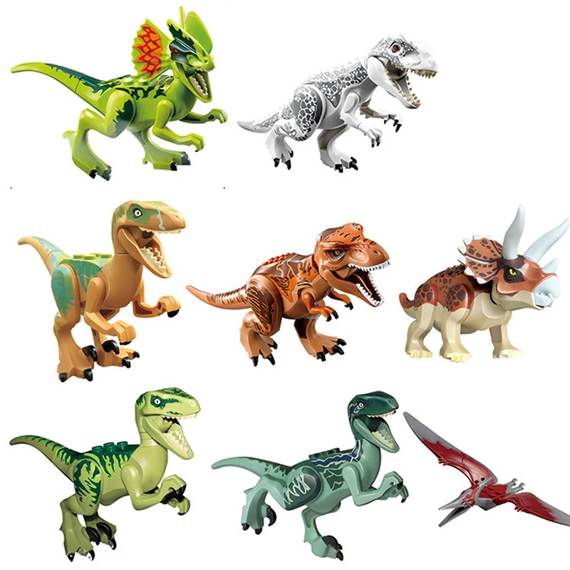 

New Dinosaurs Building Blocks for Moc Jurassic Park World for Kids Gifts Boys Toys Compatible City Figures Bricks Dino 2022 NEW