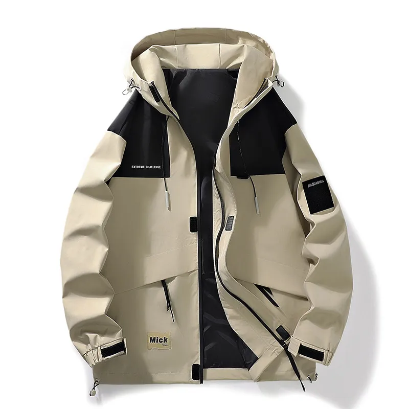 

Hip Hop Varsity Jacket Men High Street Patchwork Color Block Windbreaker Coats Male Spring Autumn Fashion College Jacket For Men
