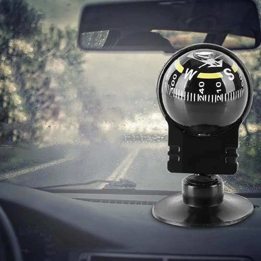 

Outdoor Marine 360 Degree Car Boat Truck Suction Compass Dash Compass Dashboard Pocket Tool Navigation Ball Mount C4j0