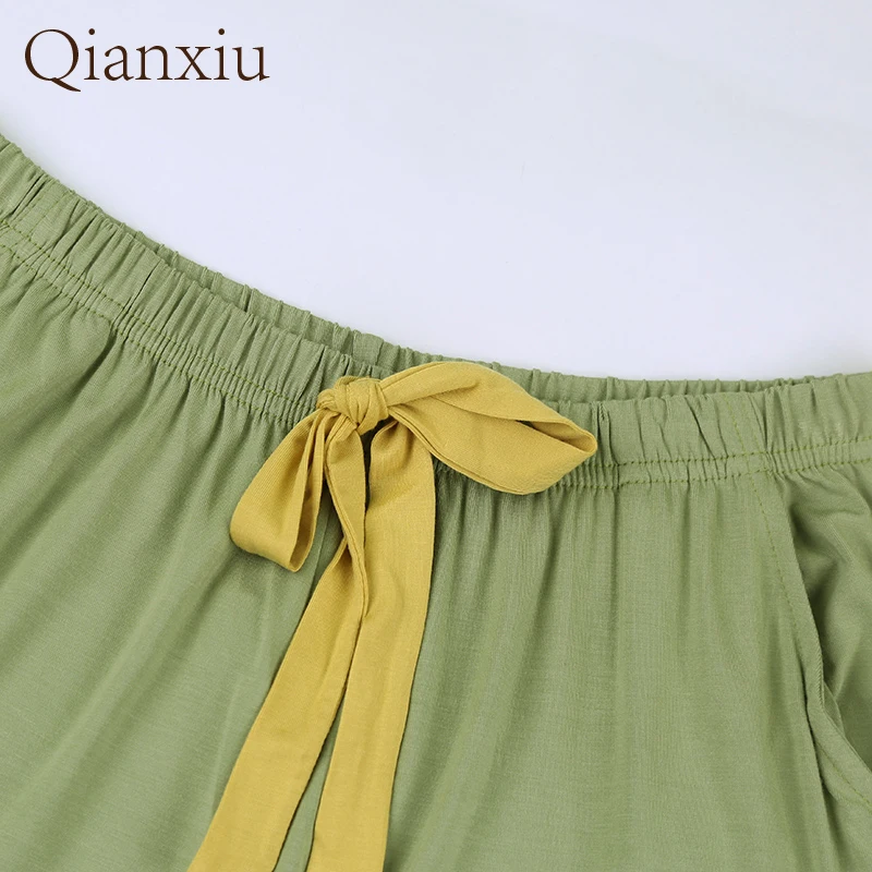 2022Women's Winter Autumn Underwear Bamboo Fiber Pajamas Set  V-neck Robe Set Sexy Tops Pants Home Clothes Long Sleeve Nightgown