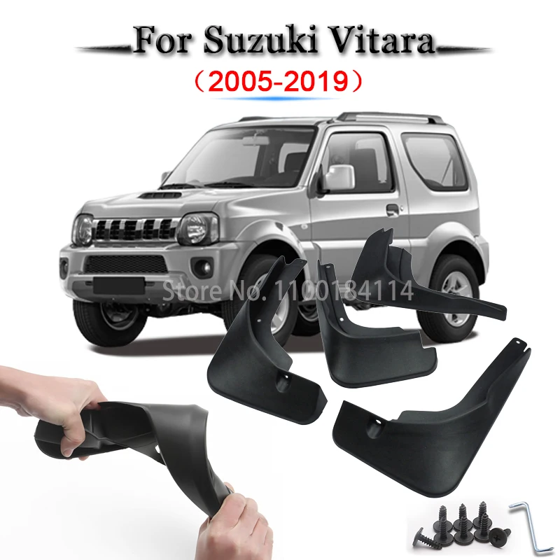 

For Suzuki Vitara Car Mud Flaps Splash Guard Mudguard Mudflaps 4pcs ABS Fender Car Accessories