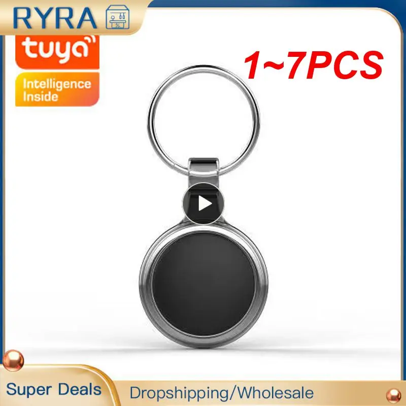 

1~7PCS Tuya Bluetooth GPS Tracker Smart Tag For Pets Key Child Bag Wallet Anti-lost Mini SmartTag Alarm For Phone Finder GPS
