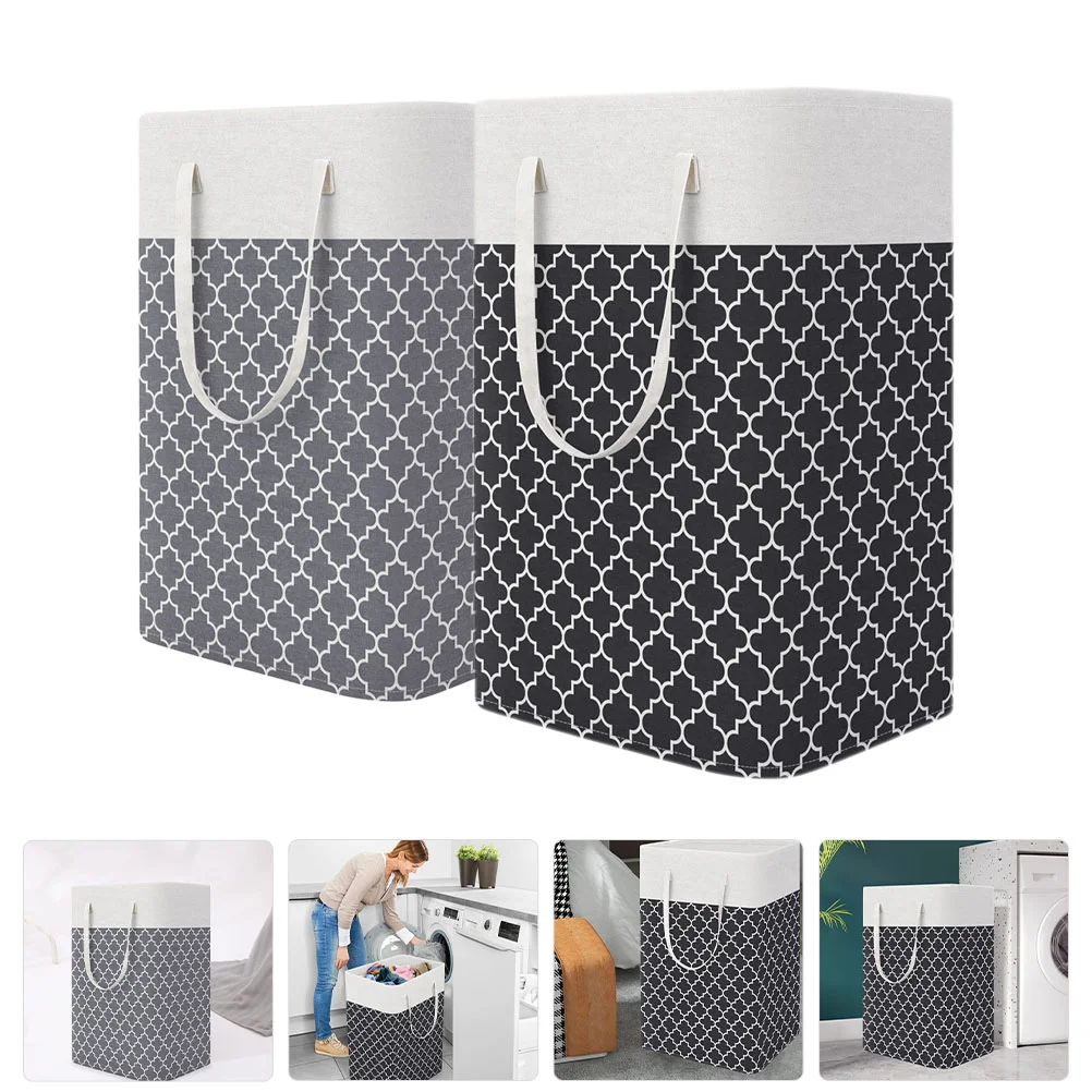 

Basket Laundry Storage Hamper Clothes Toy Dirty Bin Foldable Organizerbins Linen Sundries Tote Kids Holder Container Washing