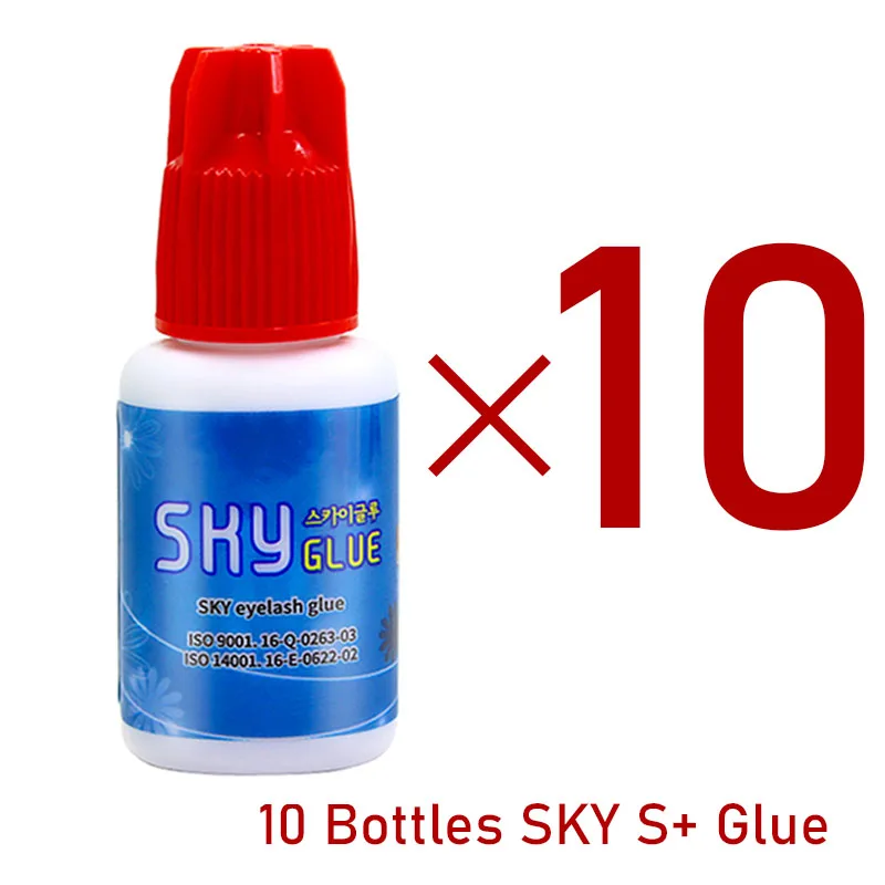 

10 бутылок, оригинальные корейские ресницы для наращивания, 5 мл