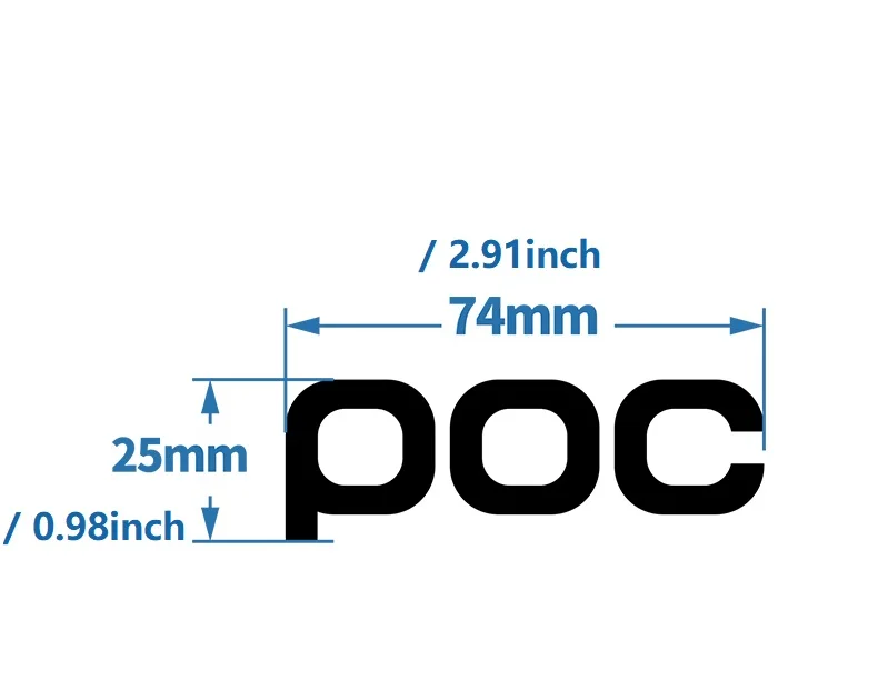 Наклейка на раму для шлема POC горного велосипеда шоссейного велосипедные