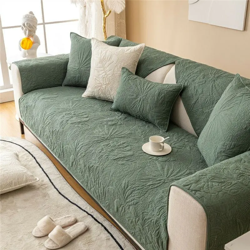 

Four Seasons Thickening Plush Sofa Cover High Quality Anti-Slip Sofa Cushion Sofa Towel Sofa Cover Living Room Decoration