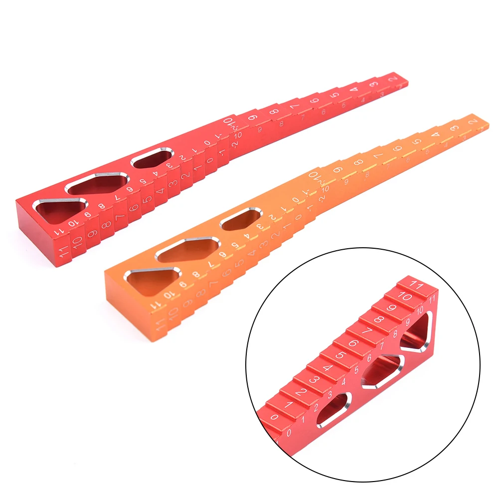 

Aluminium Alloy 2 In 1 Ride Height & Droop Gauge For 1/10 1/8 1/16 1/14 RC Touring Car & Drift Car Height Droop Gauge Measuremen