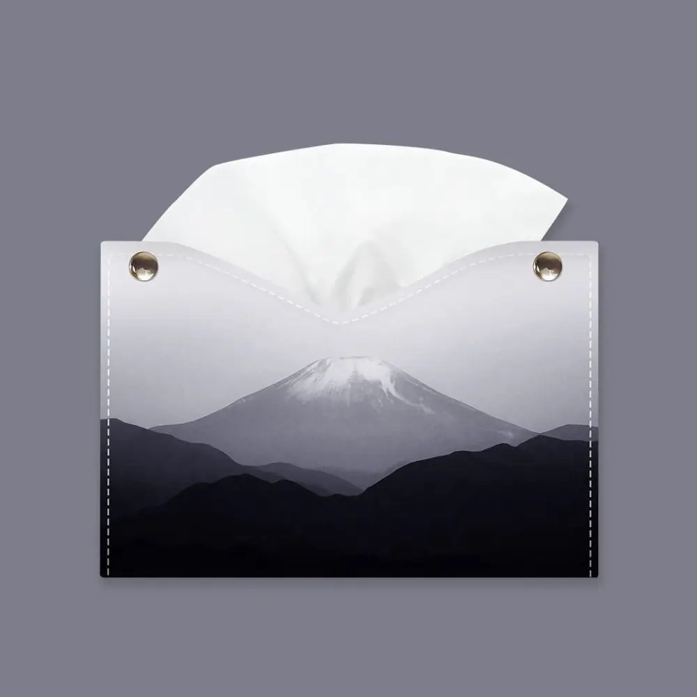 Износостойкий бумажный держатель для салфеток из искусственной кожи высокого