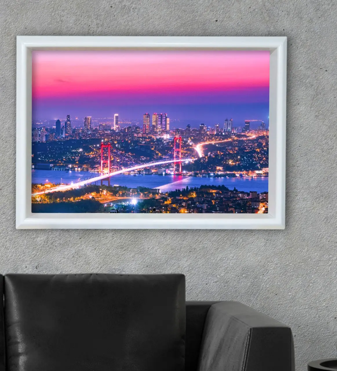

BK Gift Istanbul Designed Custom Wood Framed Table 46x66cm-1