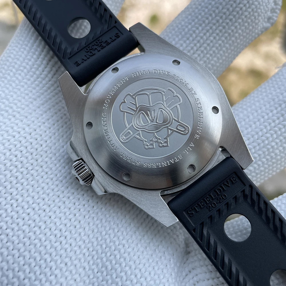 Часы STEELDIVE GMT SD1993 V2 NH34 автоматический механизм Супер Светящиеся 300 м