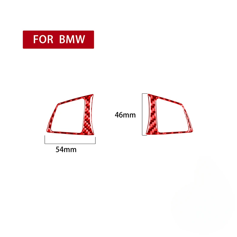 

For BMW Z4 E89 2009 2010 2011 2012 2013-2016Carbon Fiber Sticker Auto Steering Wheel Buttons Frame Trim interior Car Accessories