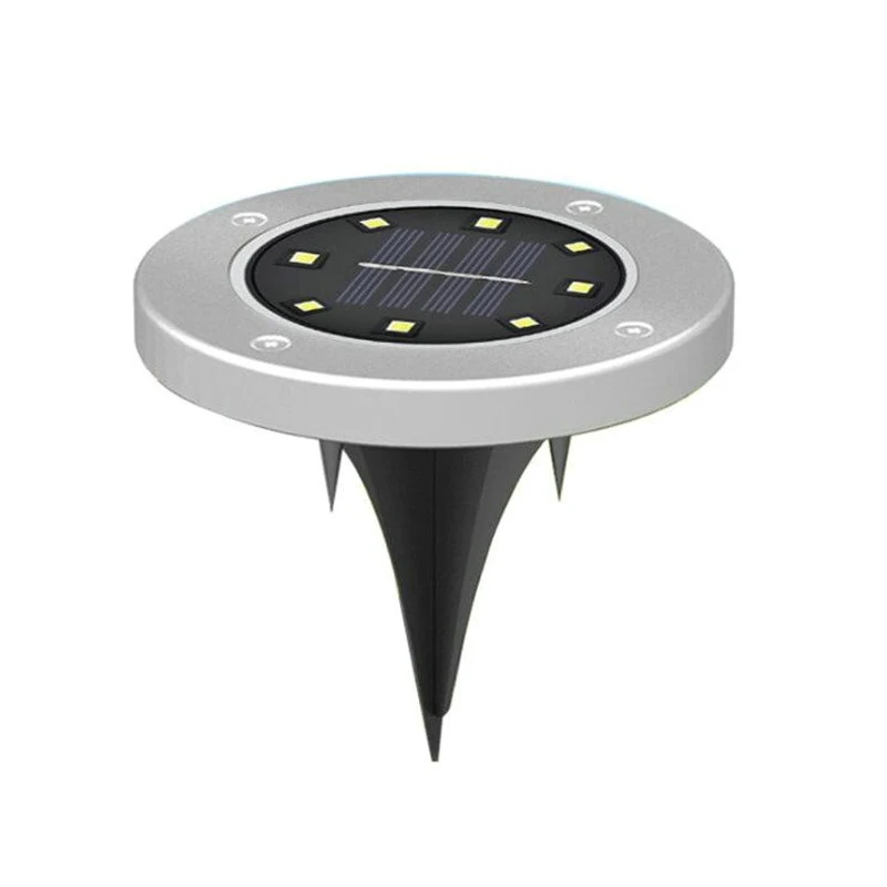 

Solar Powered Ground Light Waterproof Outdoor Garden Path Deck 8/20 LED Lights Yard Driveway Lawn Decoration Lamp Freeshipping