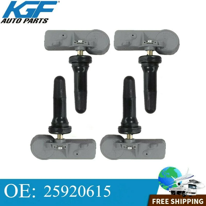 

Tire Pressure Sensors Replacement For Chevy GM Buick Cadillac 25920615 4pcs