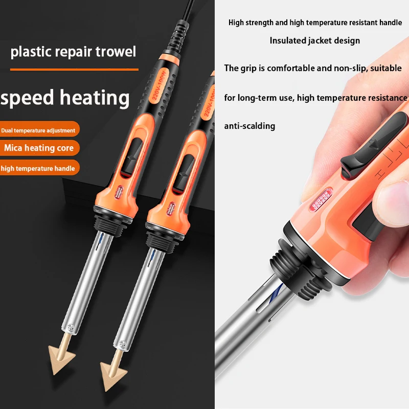 

Новинка, 100 Вт машина для ремонта бампера автомобиля, инструмент для удаления трещин при ремонте пластика, сварочный аппарат с отверстиями, ...