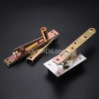 Free Shipping Heavy Duty Door Pivot Hinges 360° Freely Rotary Invisible Hidden Floor Spring Door Hinges Install Up and Down