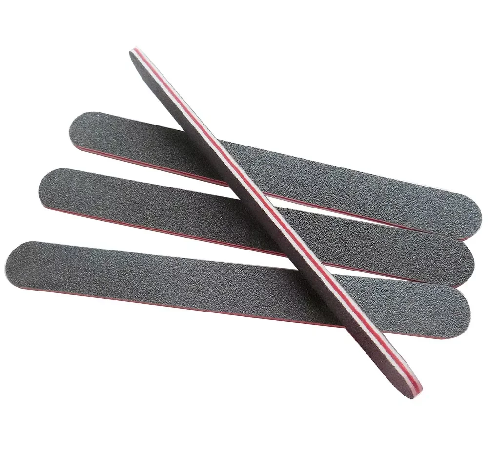 

Free shpping 200 pcs/lot Professional Nail Files black emery board nail beauty file