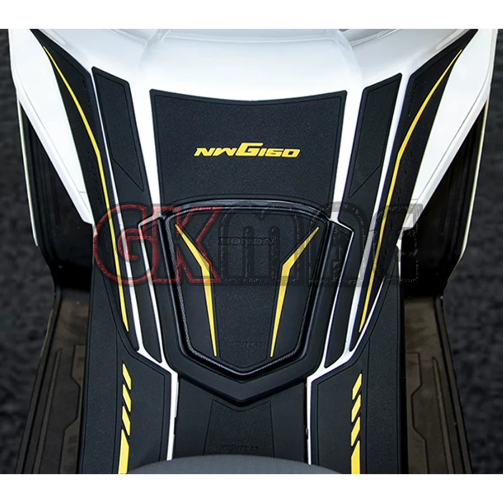 Фото Новые наклейки на топливный бак для мотоцикла Honda NWG 150 NWG150, модифицированные, из ПВХ-резины, противоскользящие, декоративные, в форме рыбьей кости. №3