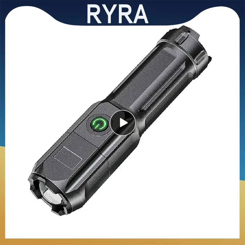 

Usb Charging Outdoor Lighting Lamp Flashlight Portable Led Focusing Flashlight Lighting Flashlight Telescopic Long-range Flood