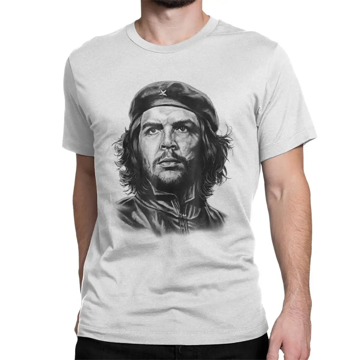 

Men Che Guevara Communism T Shirt Historical Figures Pure Cotton Clothing Humorous Crew Neck Tee Shirt Gift Idea T-Shirts