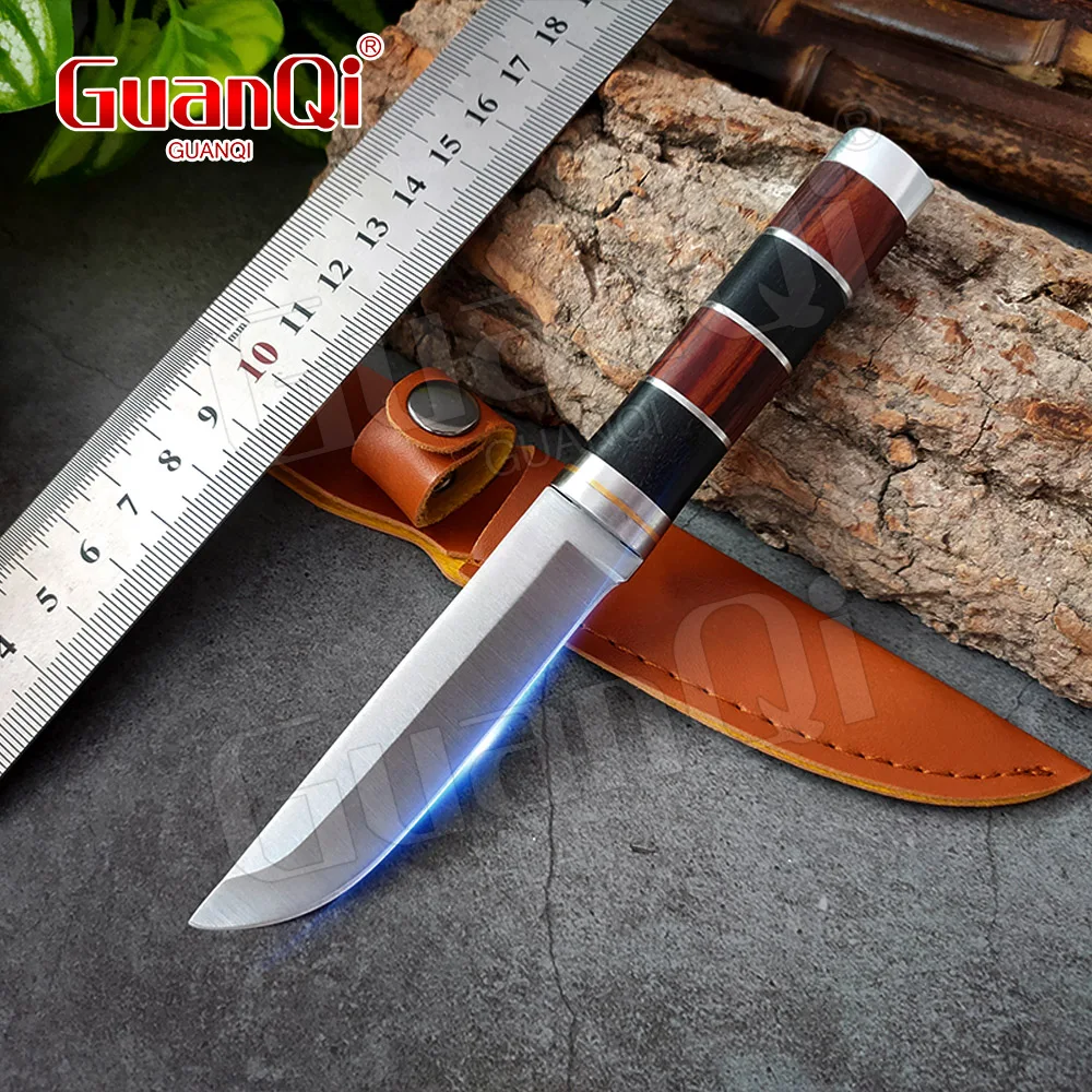 

Stainless Steel Meat Cleaver Butcher Knife 5Cr15 Wood Handle Meat Fish Fruit Vegetables Slice Boning Hunting Kitchen Chef Knives