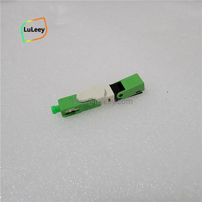 LuLeey 100 шт. разъем FTTH SC APC оптический волоконный быстрый Зеленый холодный Sub-кабель