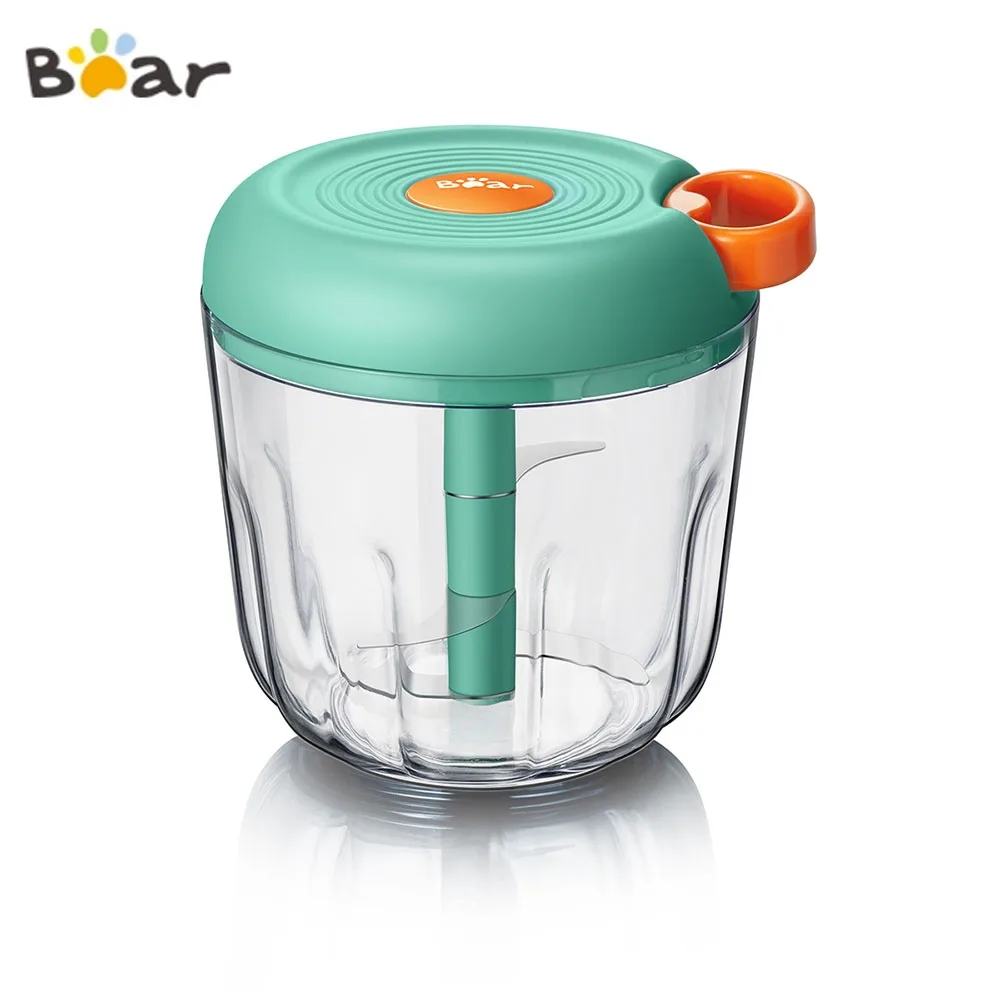 

Bear 400ml Masher Machine Kitchen Gadgets Vegetable Chopper Food Press Crusher Meat Grinder Mini Manual