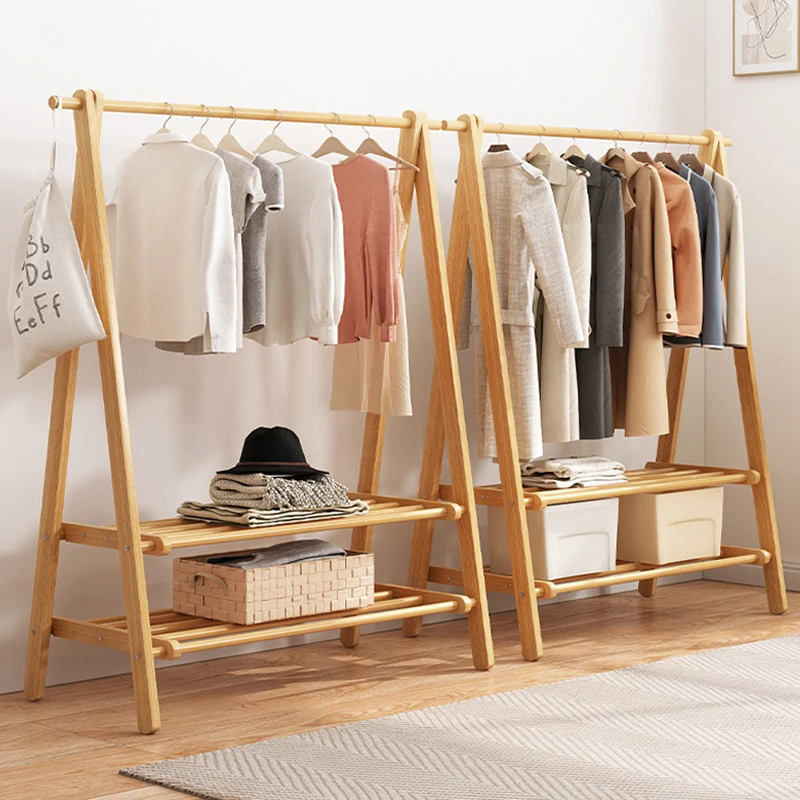

Shoe Shelf Coat Racks Wooden Hanger Stand Mobile Shoe Coat Racks Folding Clothes Portable Hangers Library Furniture WW50CR