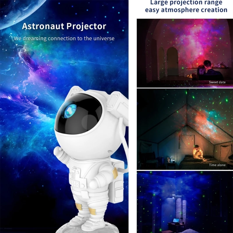

Star Projector Galaxy Starry Sky LED Lamp Rotating Night Light Colorful Nebula Cloud Lamp Atmospher Bedroom Home Decor