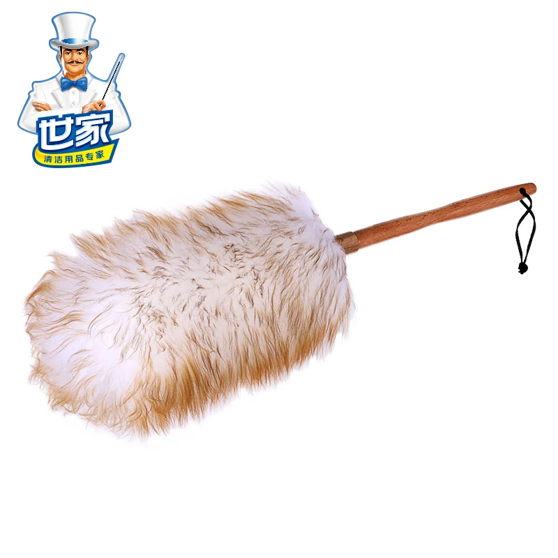 Wool Dust Remove Brush Imitation Feather Duster Household Cleaning Household Cleaning Set Gray Car Cleaning Tools