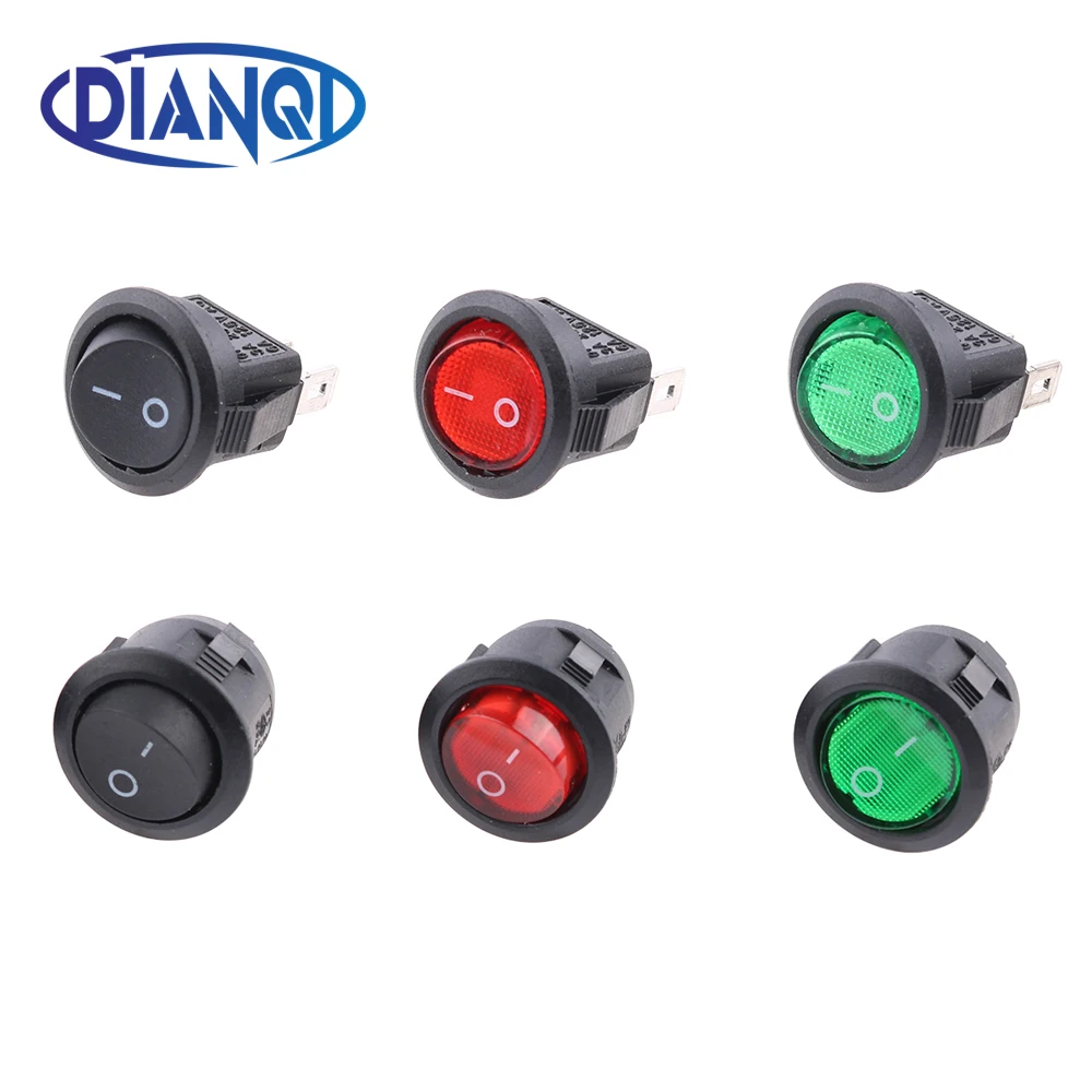 

Круглый клавишный переключатель KCD1, 23 мм, 2/3 контакта ВКЛ./ВЫКЛ., 2/3 позиций, 6 А/В переменного тока, 10 А/В переменного тока, светодиодная подсве...