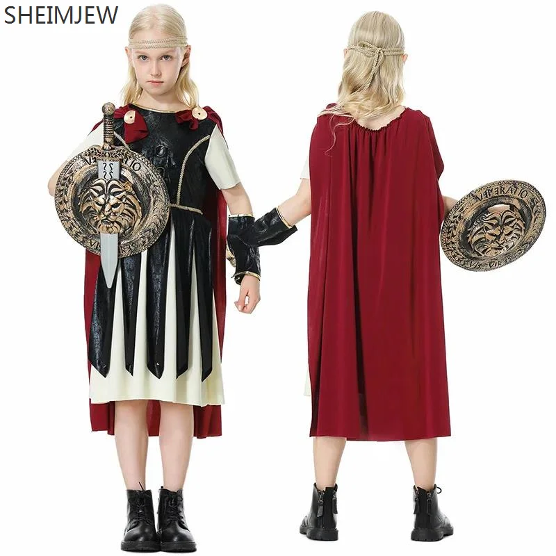 Костюмы для косплея унисекс древний римский спартанский гладиатор детский