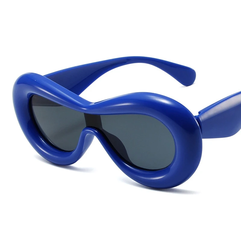 Очки солнцезащитные женские в стиле хип-хоп ярких цветов