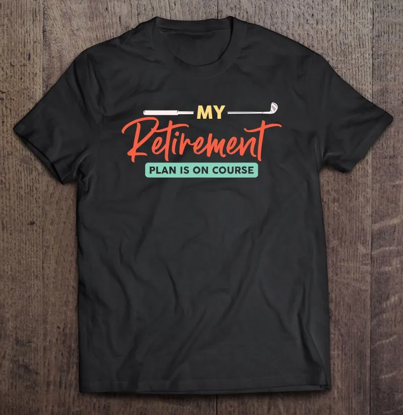 

Забавная Мужская футболка для игры в гольф мой план на пенсию, Мужская футболка в Корейском стиле, футболка в эстетическом стиле, Хлопковая ...