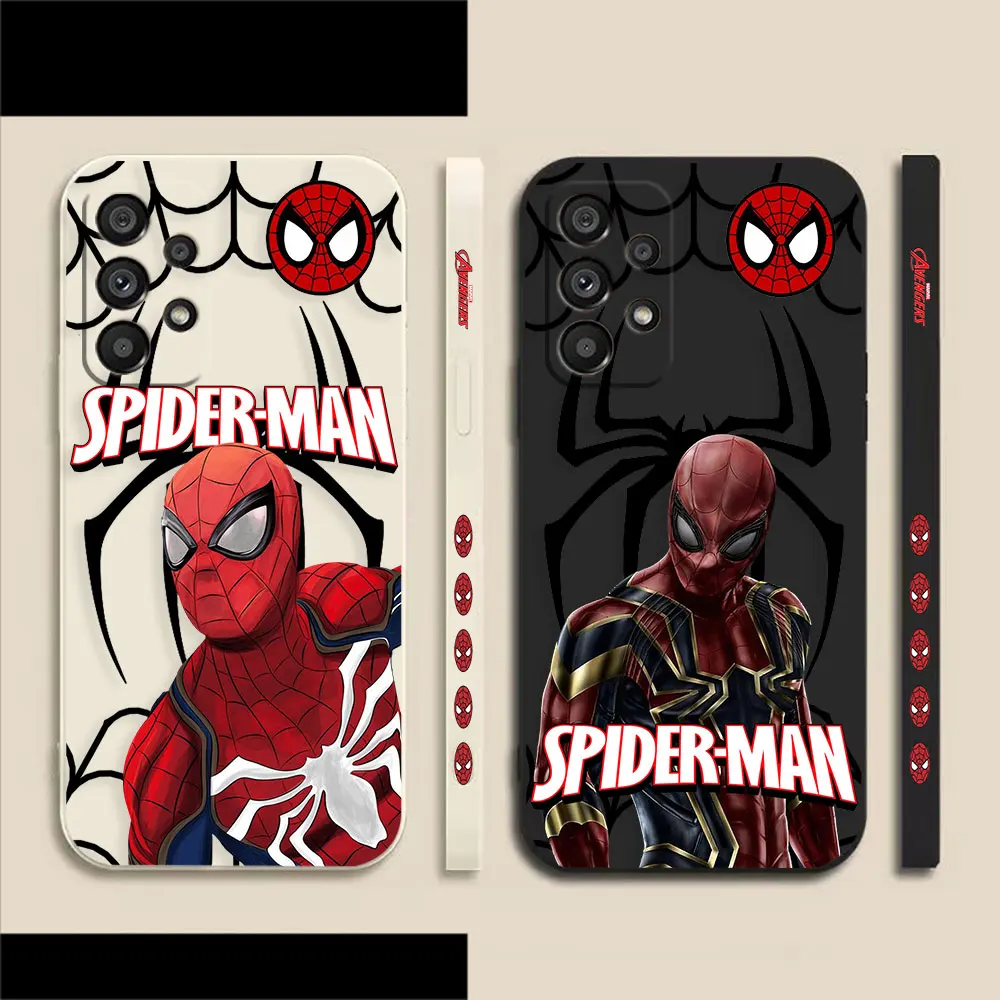 

Spiderman Marvel Super Hero Case For Samsung A91 A73 A72 A71 A53 A52 A51 A42 A33 A32 A31 A23 A22 A21S A13 A22S AO3S 4G 5G Case