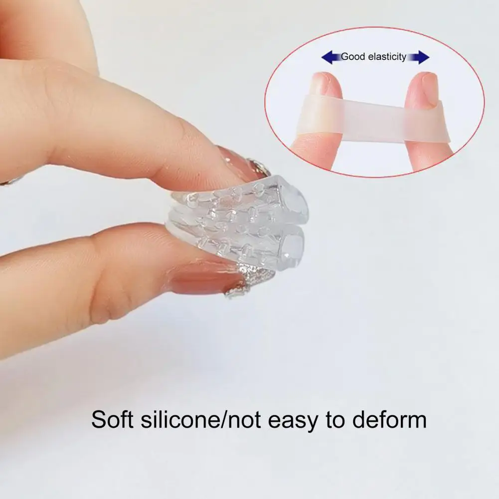 

Silicone Toes 30Pcs Universal Breathable Holes Soft Foot Pain Relief Callus Little Toe Protector Cover Foot Care Tool