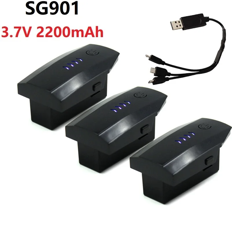 Литиевая батарея для SG901 3,7 в 2200 мАч для SG901 SG-901 Drones 4K GPS Smart Anti-Shake RC Quadcopter, запасные части