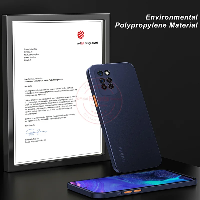 rzants for infinix note 10 pro luxury shockproof phone case uu thinmatte ultra thin translucent anti fingerprint phone casing free global shipping