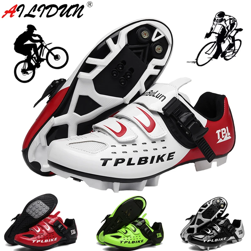 

New Listed Cycling Shoes Men Self-locking Road Bike Shoes MTB Bike Racing Shoes SPD Non-slip Outdoor Cycling Sports Shoes Unisex