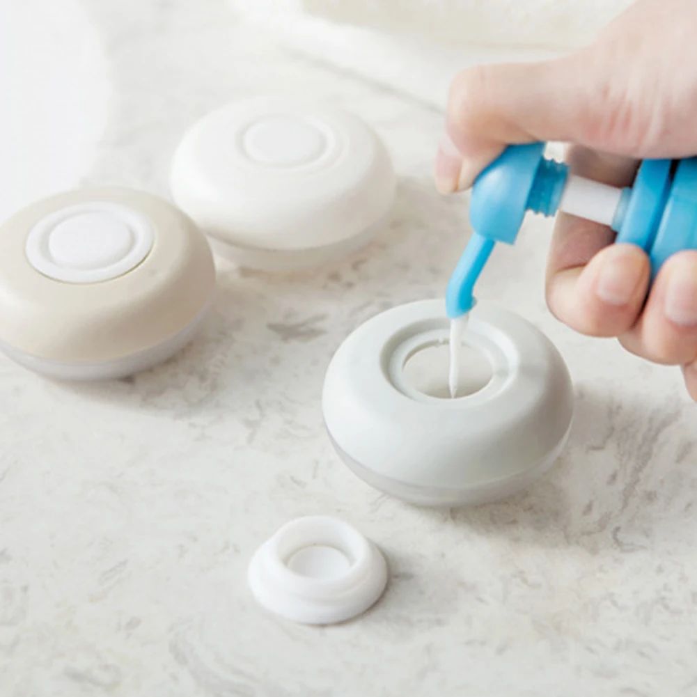 

Travel Portable Press Type Toiletries Set Lotion Sub Bottle Storage Box Sub Compartment Shower Gel Storage Tools