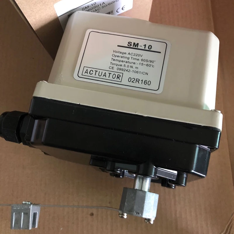 

AC220V Electric Actuator SM-10 5S/15S/30S/60S Electric Actuator 4W