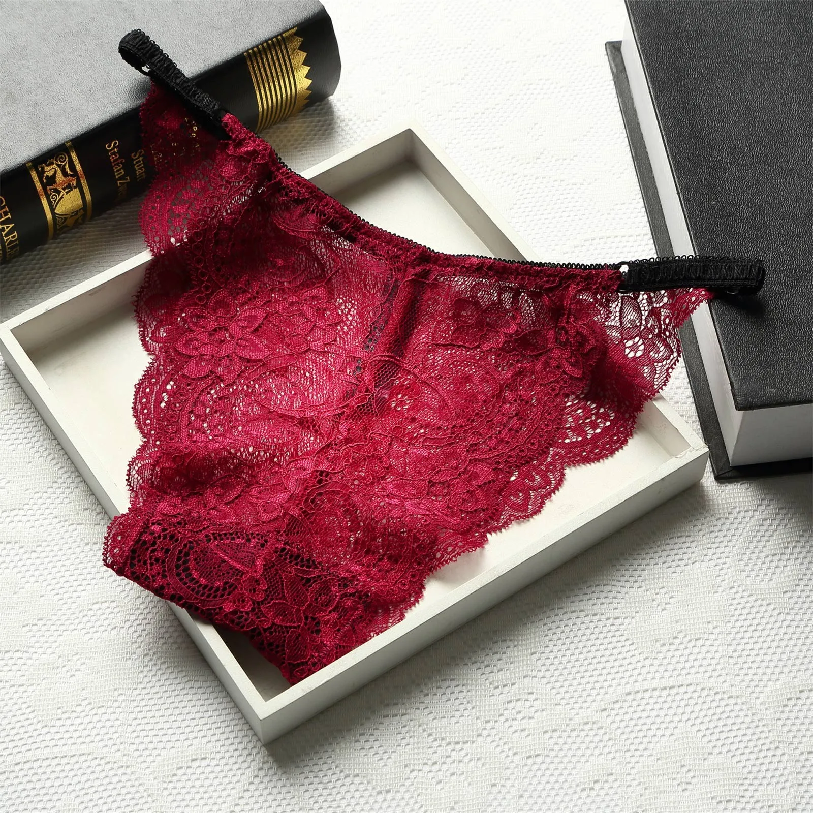 

1 Pcs Panties for Woman Underwear Sexy Lace Breathable Soft Lingerie Female Briefs Panty Sexy Transparent Women's Underpants