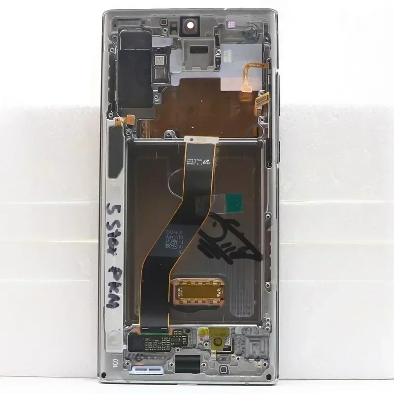 Фото Экран AMOLED Note 10+ для Samsung Galaxy Note 10 Plus ЖК-дисплей N975 N9750 N975F ЖК-дисплей с цифровым сенсорным стеклянным экраном №2