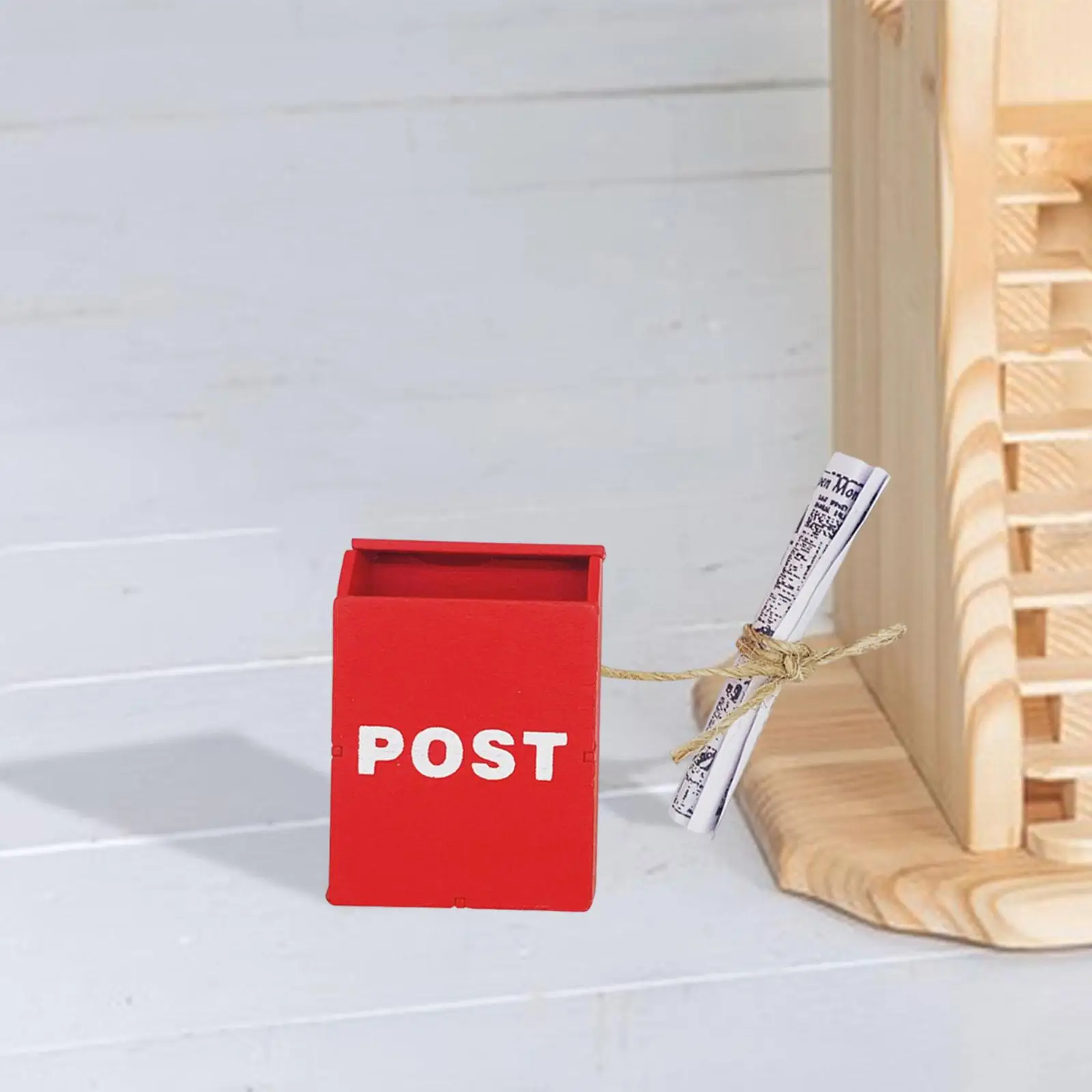 

Миниатюрный почтовый ящик в стиле ретро для кукольного домика, украшение «сделай сам»
