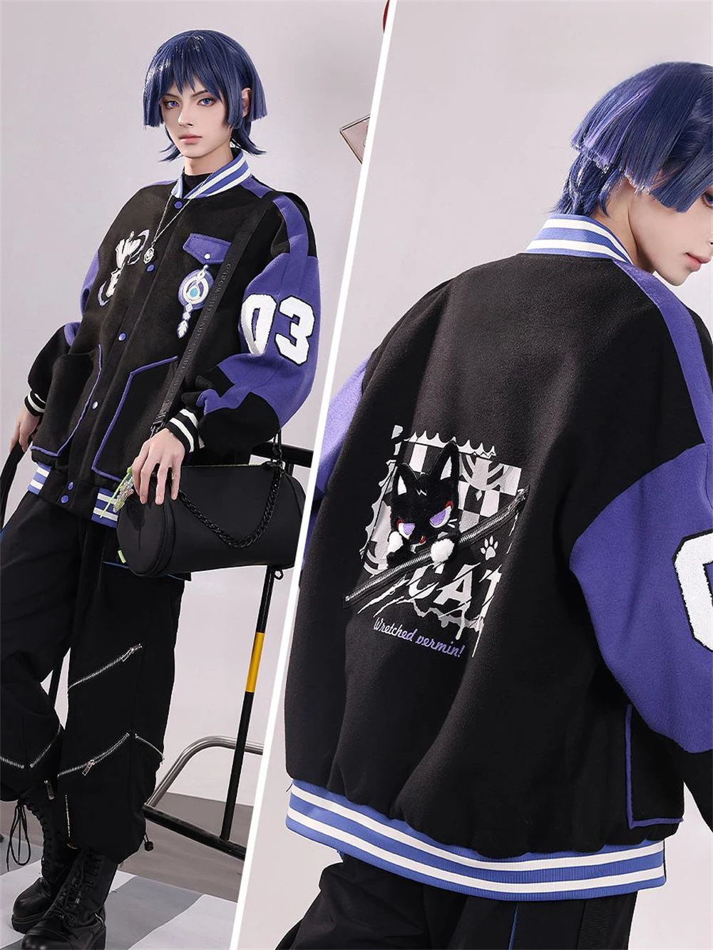 AGCOS Game Genshin Impact Kaedehara Kazuha Wanderer Balladeer Xiao Tighnari Косплей Костюм Пальто Куртка