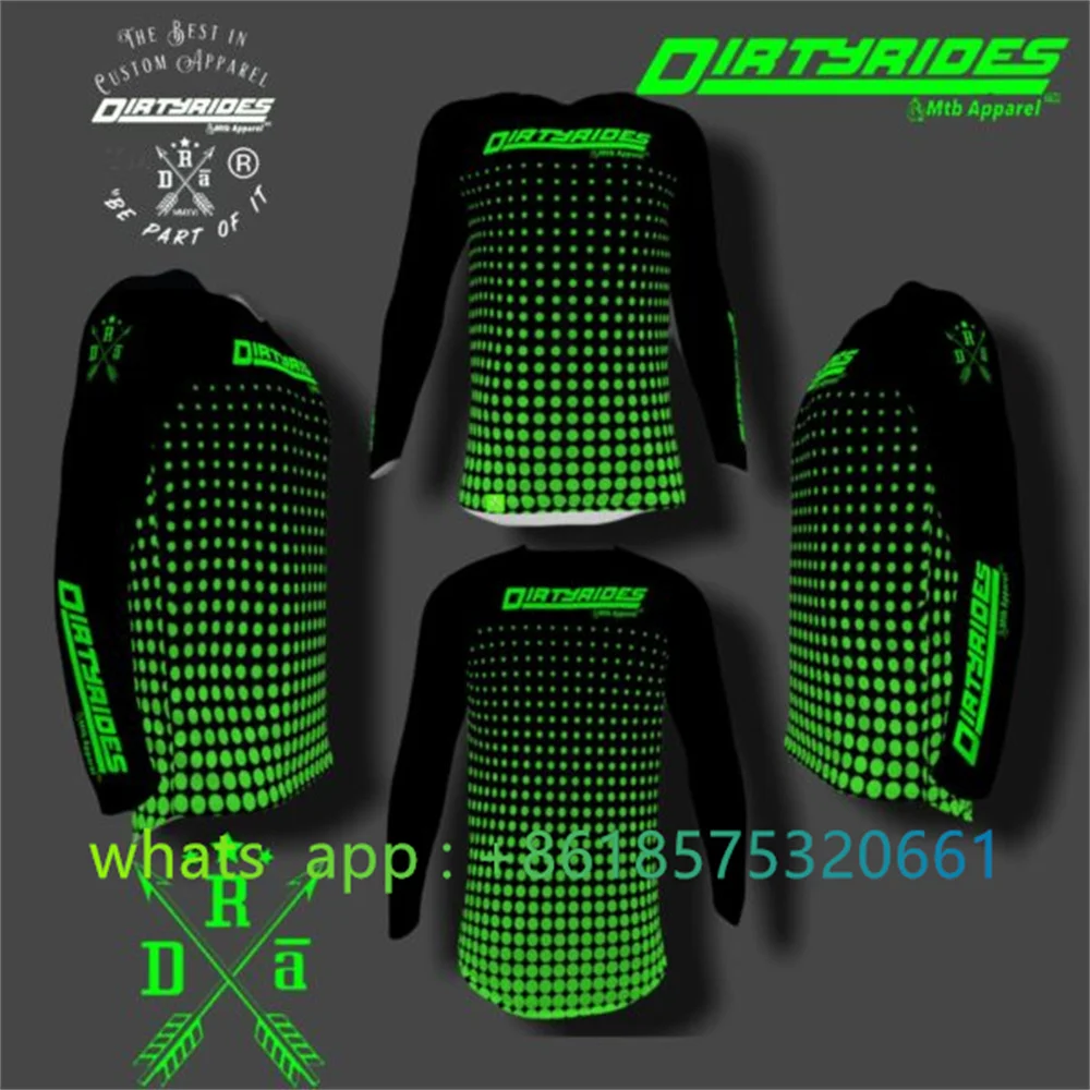 Мужская футболка для горного велосипеда мотоциклетная мотокросса езды на горном