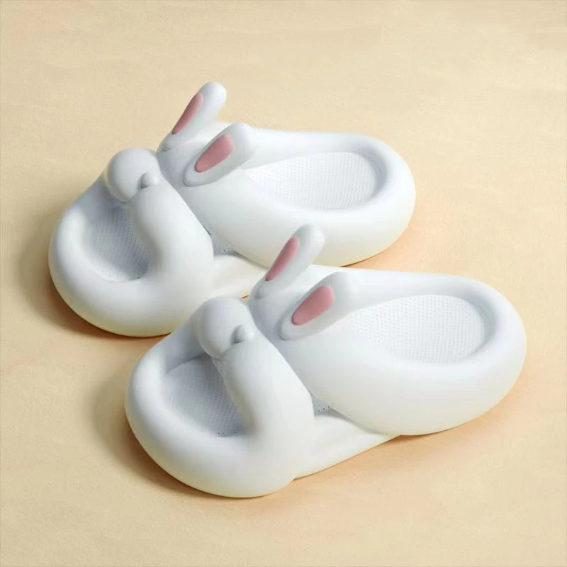 White Rabbit Mules Clogs Slippers Kids Shoes Babi Summer Slippers Open Toe Sandals Child Indoor Bath Flip Flops Room Slippers