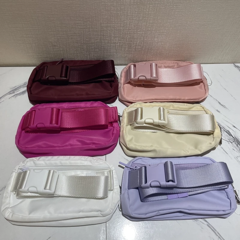 Luluwomen Everywhere Belt Bag 1L Fitness Waist Outdoor Sports Fanny Pack Zip Oxford FashionLeisure Yoga Running Bum Bags